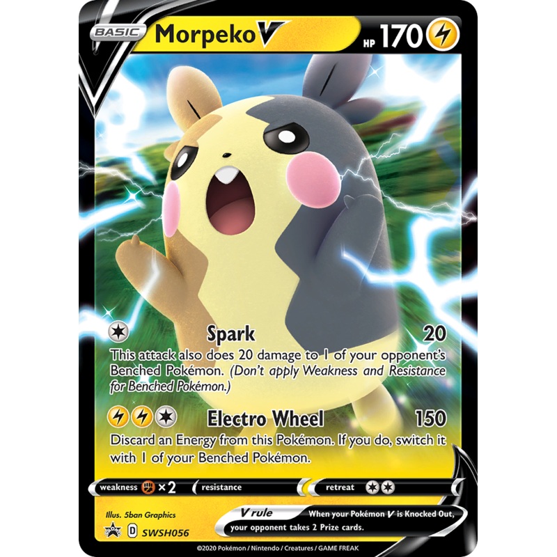 Morpeko V (SWSH056) [Sword & Shield: Black Star Promos]