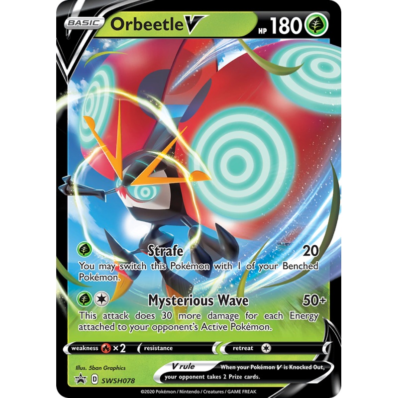 Orbeetle V (SWSH078) [Sword & Shield: Black Star Promos]