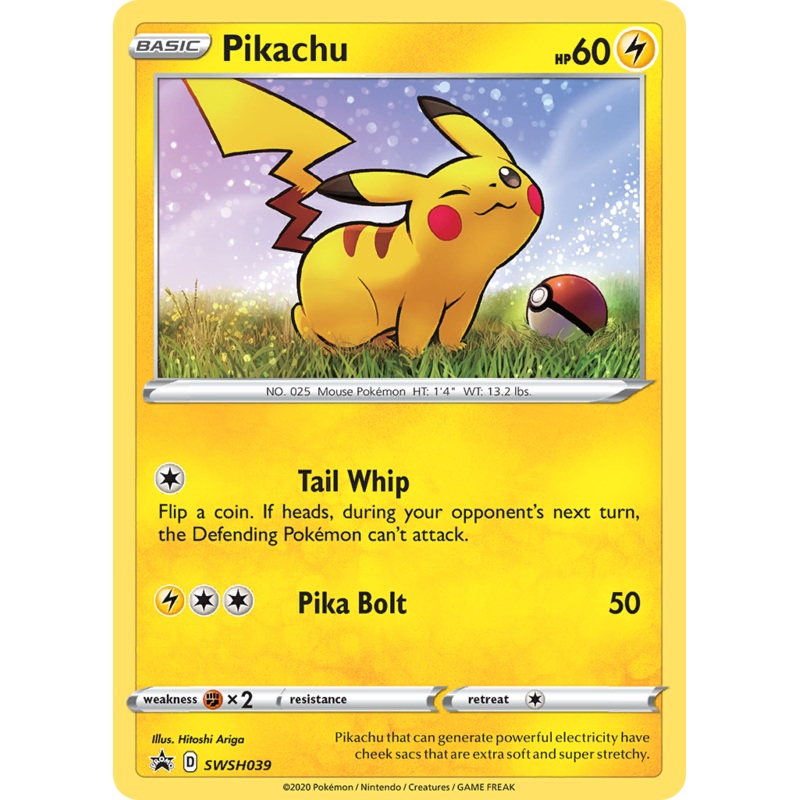 Pikachu (SWSH039) [Sword & Shield: Black Star Promos]