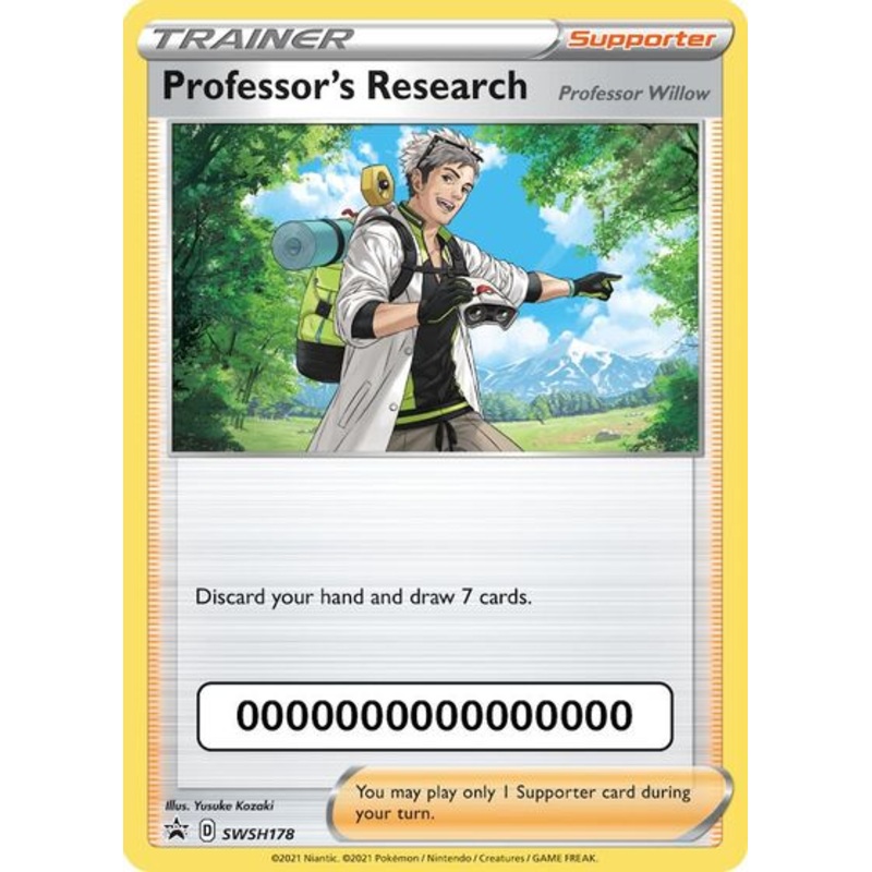 Professor's Research (SWSH178) (Pokemon Go Code) [Sword & Shield: Black Star Promos]