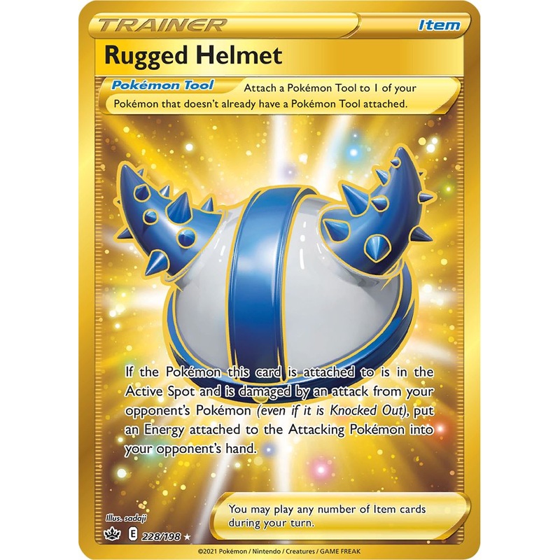 Rugged Helmet (228/198) [Sword & Shield: Chilling Reign]