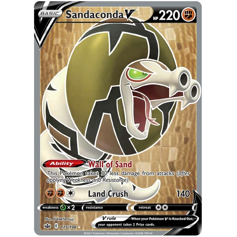 Sandaconda V (175/198) [Sword & Shield: Chilling Reign]