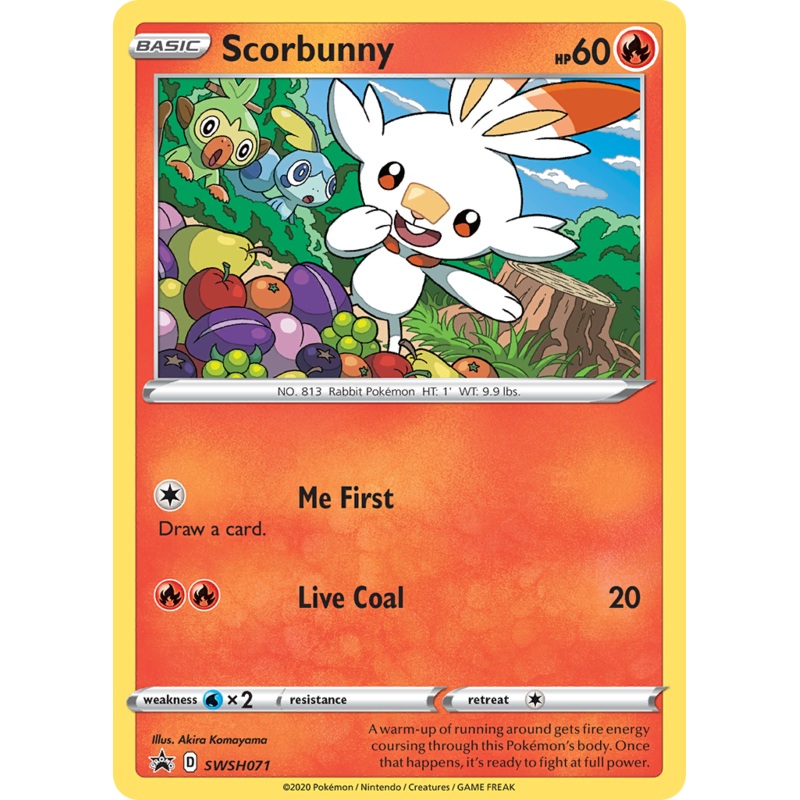 Scorbunny (SWSH071) [Sword & Shield: Black Star Promos]