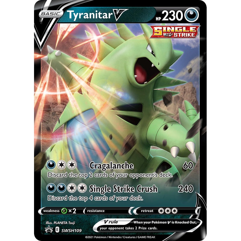 Tyranitar V (SWSH109) [Sword & Shield: Black Star Promos]