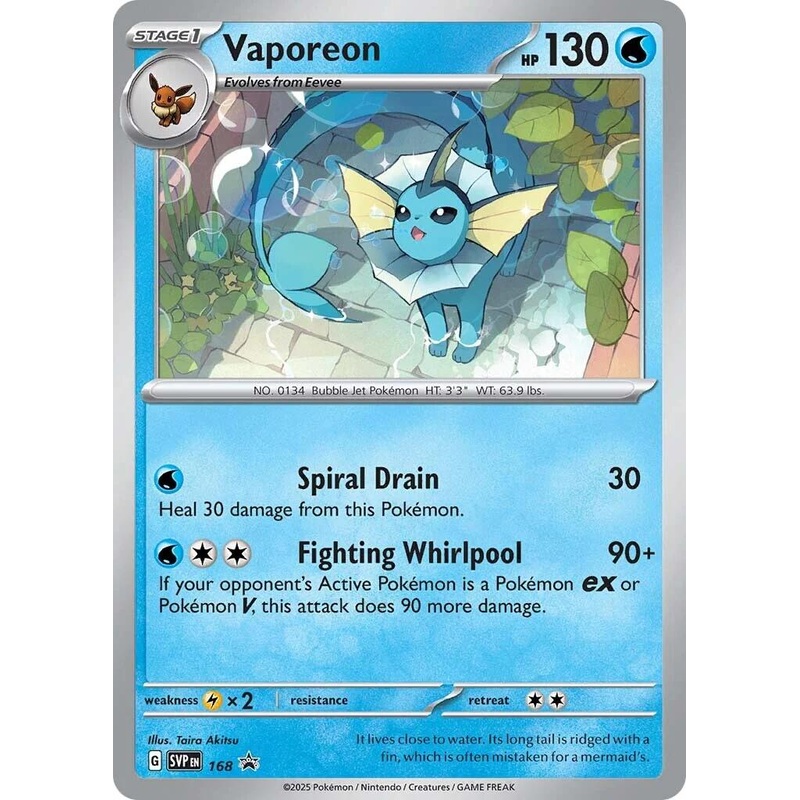 Vaporeon (SVP168) [Scarlet & Violet: Black Star Promos]