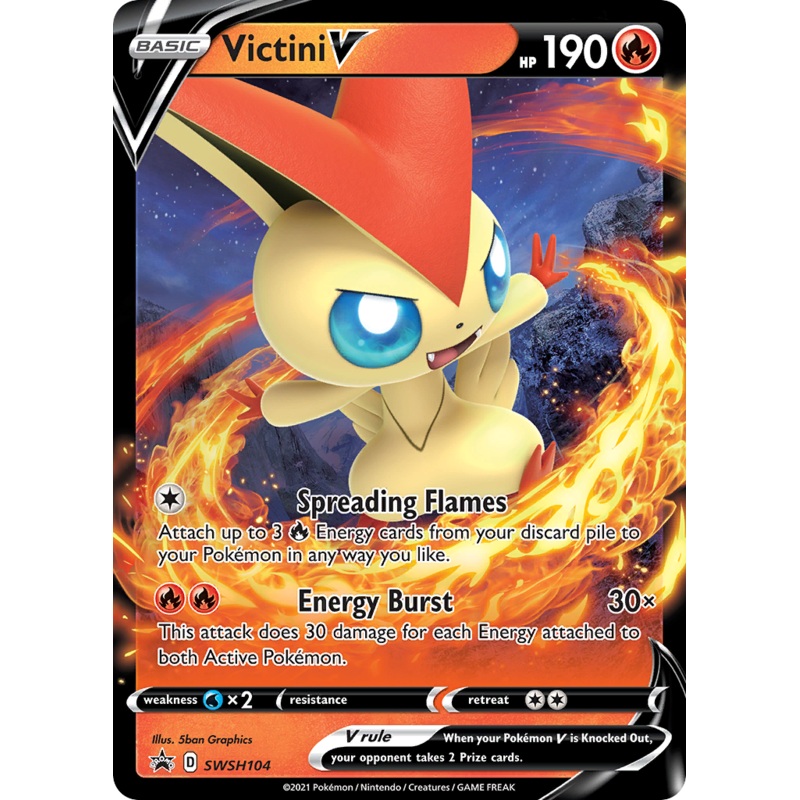 Victini V (SWSH104) [Sword & Shield: Black Star Promos]