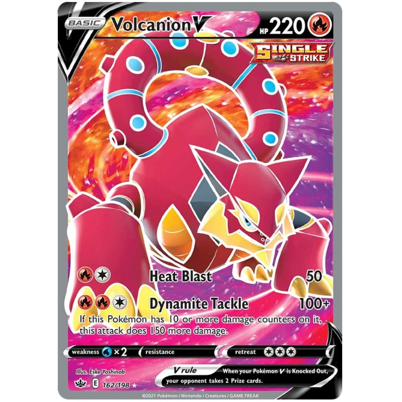 Volcanion V (162/198) [Sword & Shield: Chilling Reign]