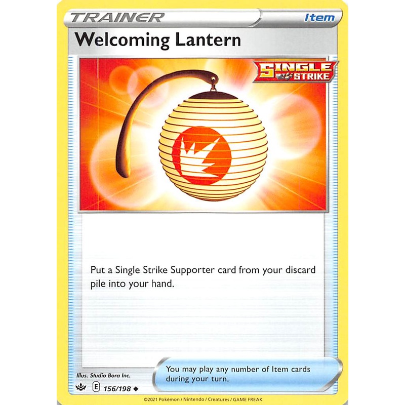 Welcoming Lantern (156/198) [Sword & Shield: Chilling Reign]