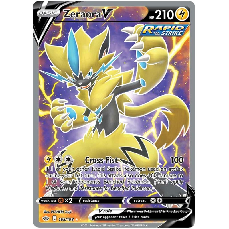 Zeraora V (165/198) [Sword & Shield: Chilling Reign]