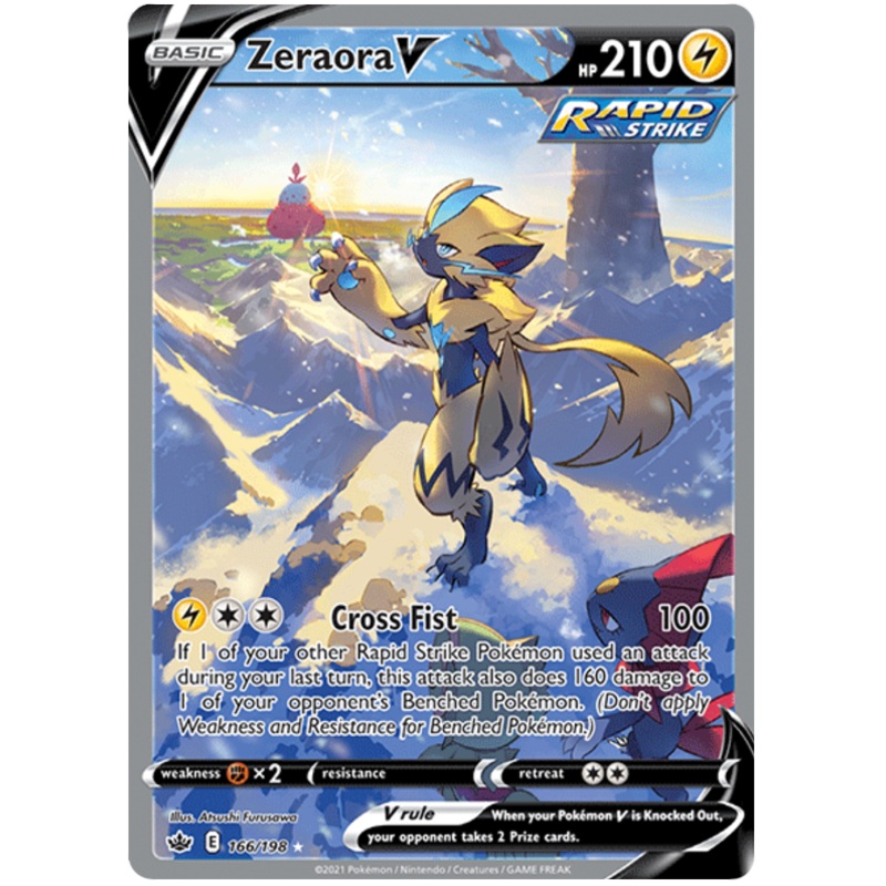 Zeraora V (166/198) [Sword & Shield: Chilling Reign]