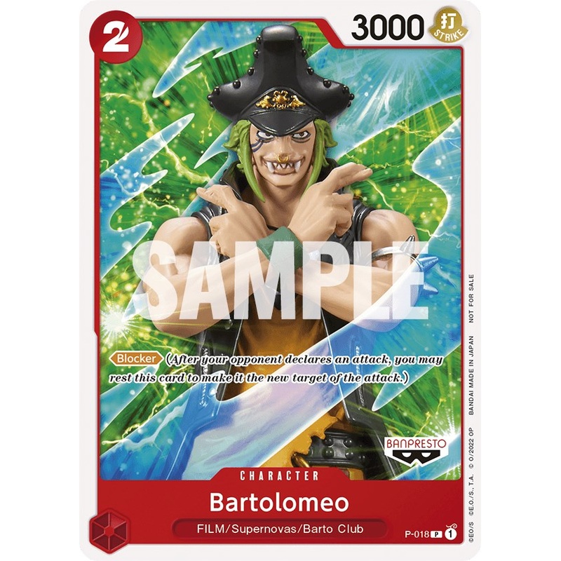 Bartolomeo (One Piece Film Red) [One Piece Promotion Cards]