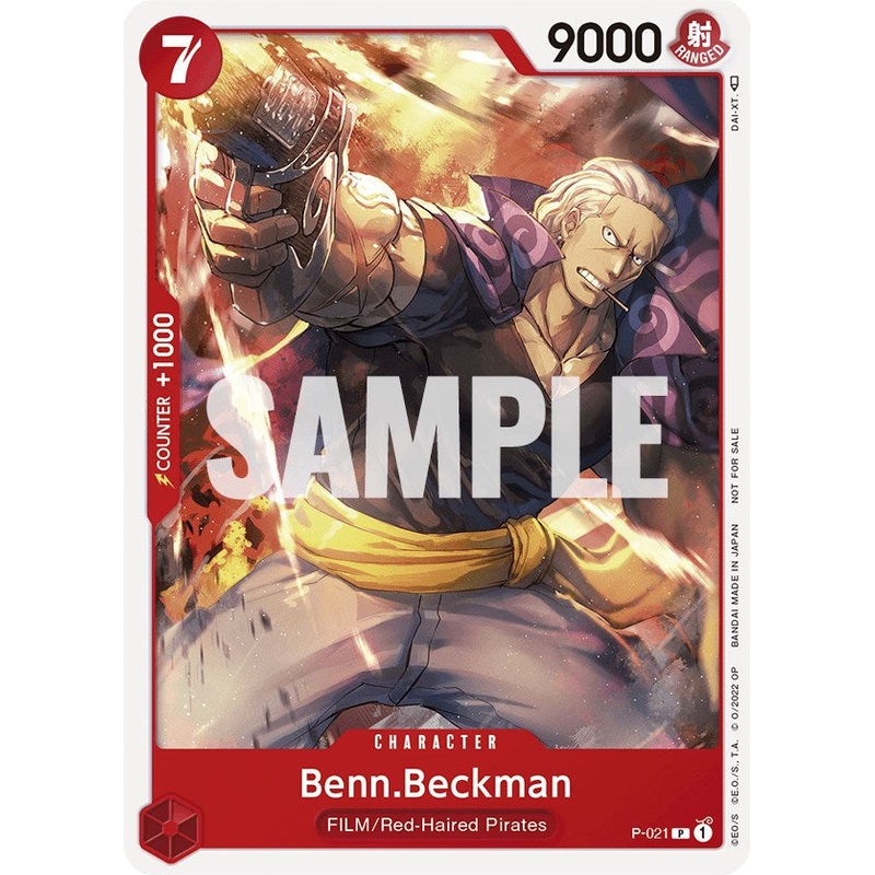 Benn.Beckman (One Piece Film Red) [One Piece Promotion Cards]