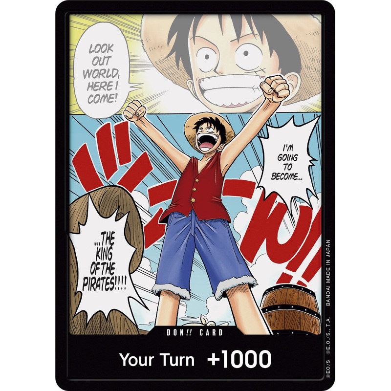 DON!! Card (Alternate Art) [Romance Dawn]