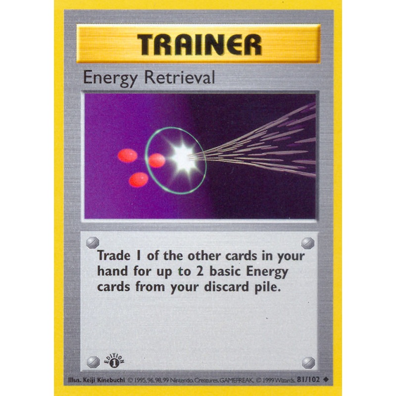 Energy Retrieval (81/102) (Shadowless) [Base Set 1st Edition]
