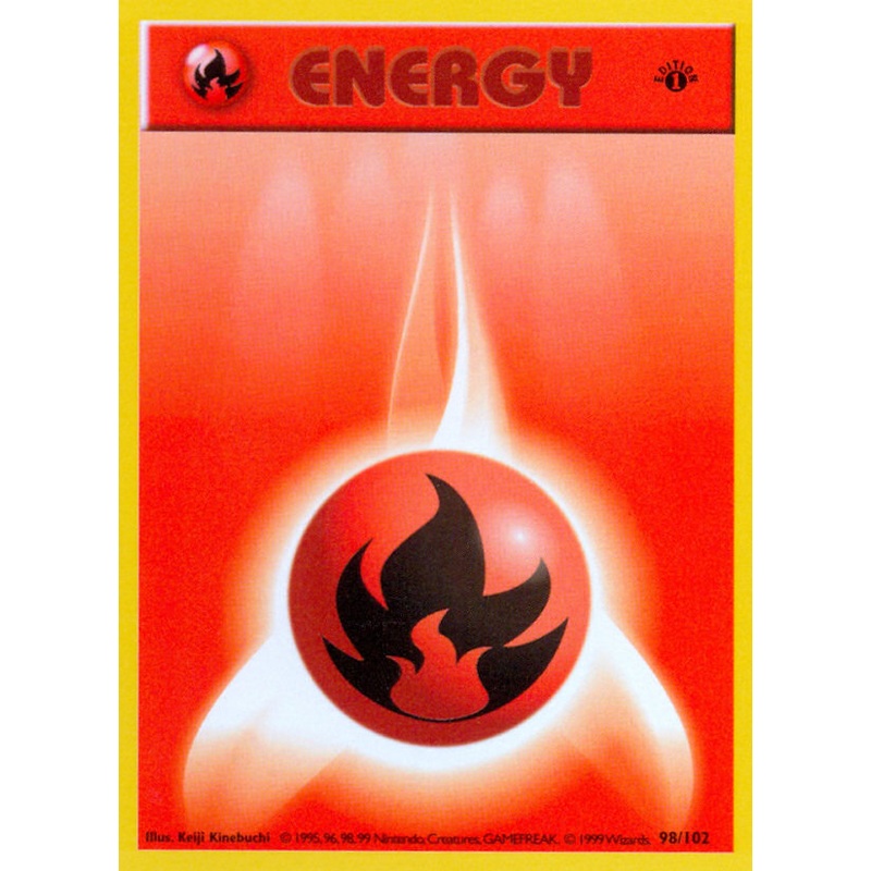 Fire Energy (98/102) (Shadowless) [Base Set 1st Edition]