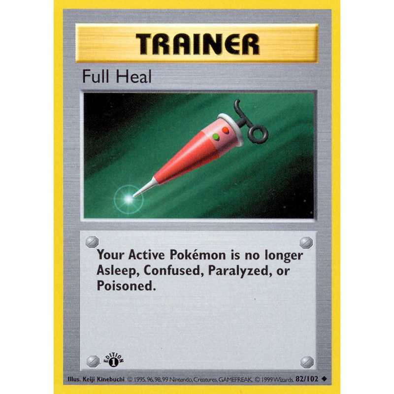 Full Heal (82/102) (Shadowless) [Base Set 1st Edition]