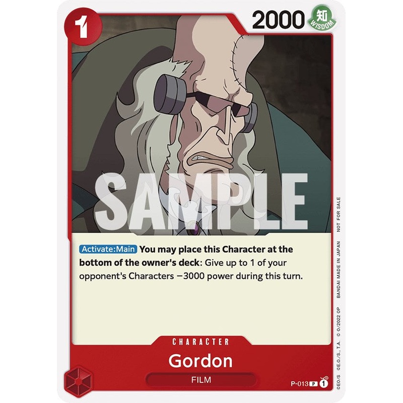 Gordon (One Piece Film Red) [One Piece Promotion Cards]