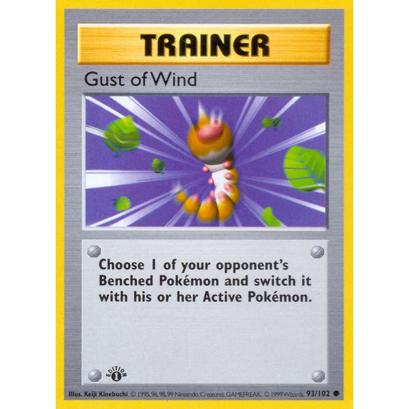 Gust of Wind (93/102) (Shadowless) [Base Set 1st Edition]