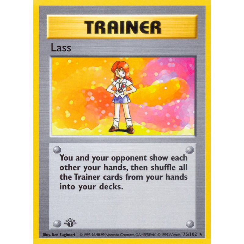 Lass (75/102) (Shadowless) [Base Set 1st Edition]