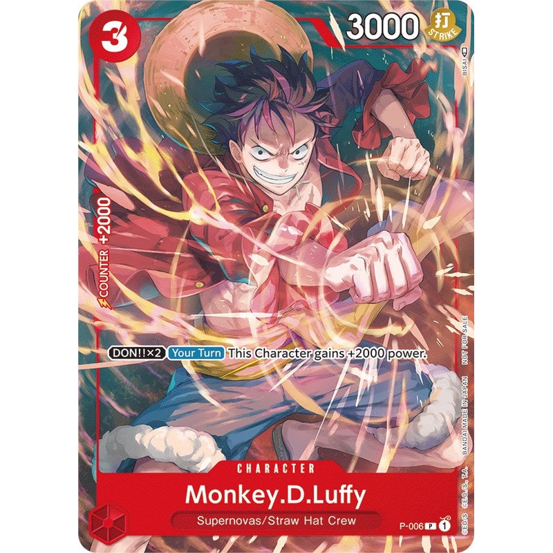 Monkey.D.Luffy (P-006) (Tournament Pack Vol. 1) [One Piece Promotion Cards]