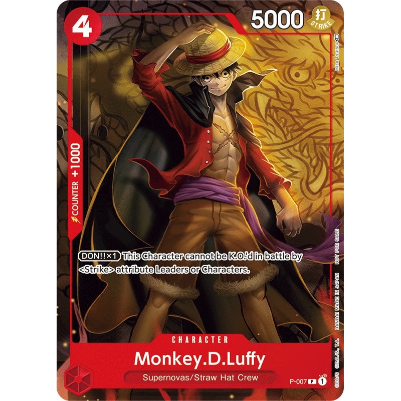 Monkey.D.Luffy (P-007) (Tournament Pack Vol. 1) [One Piece Promotion Cards]