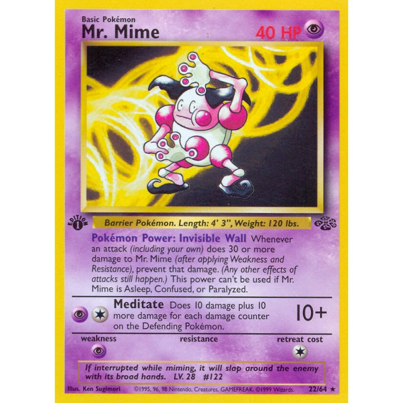 Mr. Mime (22/64) [Jungle 1st Edition]