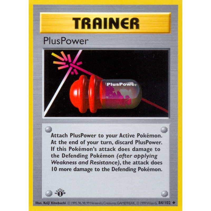 PlusPower (84/102) (Shadowless) [Base Set 1st Edition]