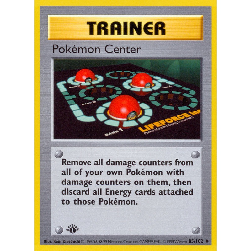 Pokemon Center (85/102) (Shadowless) [Base Set 1st Edition]