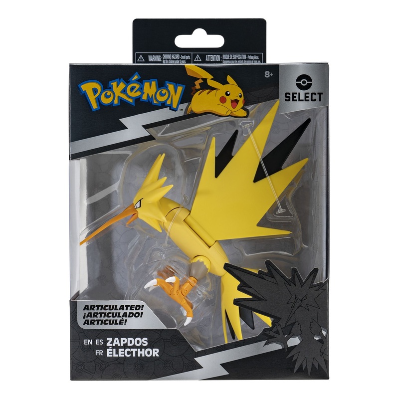 Pokemon - Select 6 Inch Articulated Figure - Zapdos