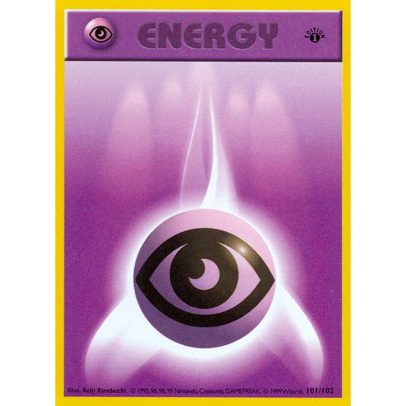 Psychic Energy (101/102) (Shadowless) [Base Set 1st Edition]