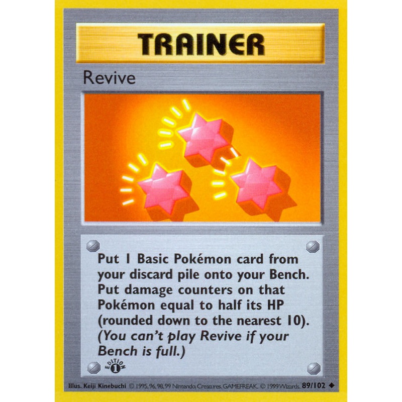 Revive (89/102) (Shadowless) [Base Set 1st Edition]