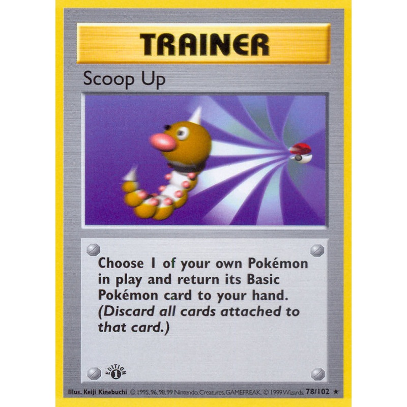 Scoop Up (78/102) (Shadowless) [Base Set 1st Edition]