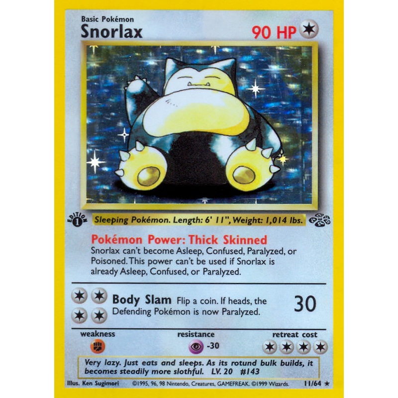 Snorlax (11/64) [Jungle 1st Edition]