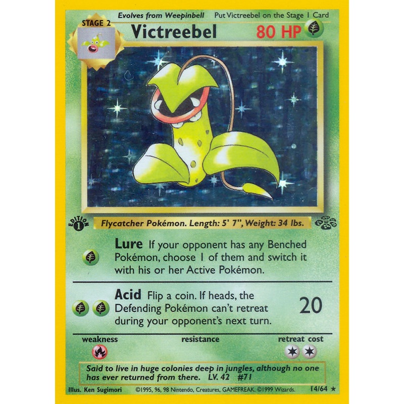 Victreebel (14/64) [Jungle 1st Edition]