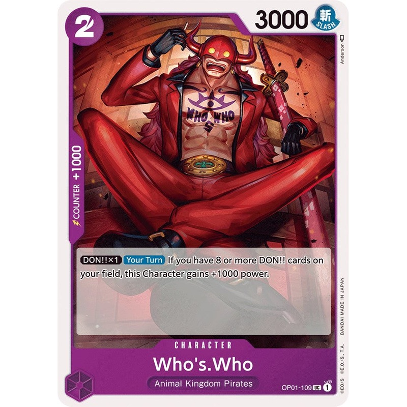 Who's.Who [Romance Dawn]