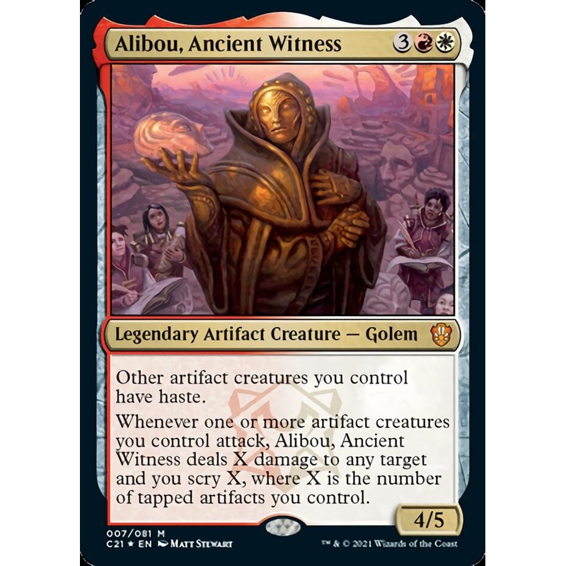 Alibou, Ancient Witness [Commander 2021]