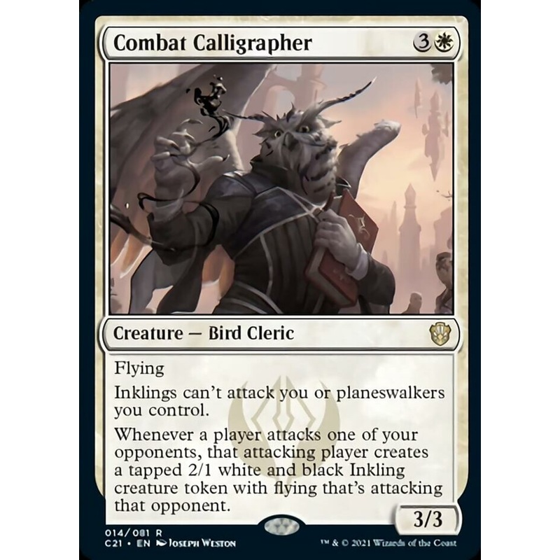 Combat Calligrapher [Commander 2021]