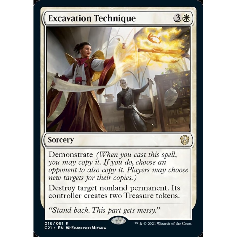 Excavation Technique [Commander 2021]