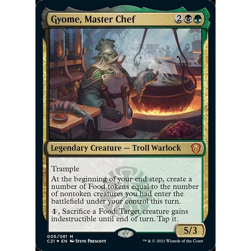 Gyome, Master Chef [Commander 2021]