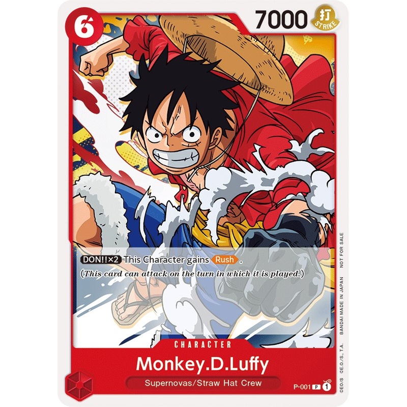 Monkey.D.Luffy (Super Pre-Release) [Participant] [One Piece Promotion Cards]