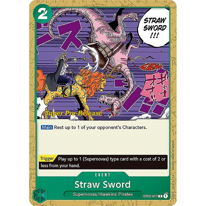 Straw Sword [Super Pre-Release Starter Deck: Worst Generation]