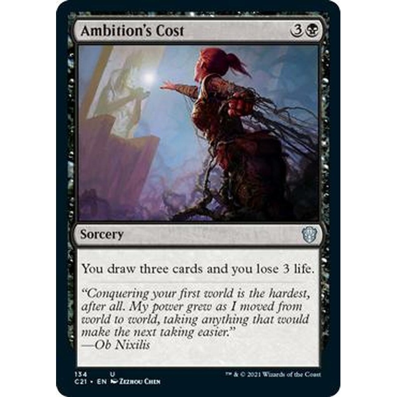 Ambition's Cost [Commander 2021]