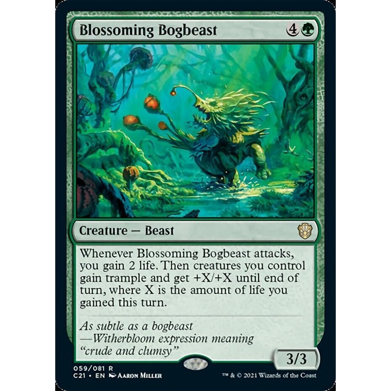 Blossoming Bogbeast [Commander 2021]