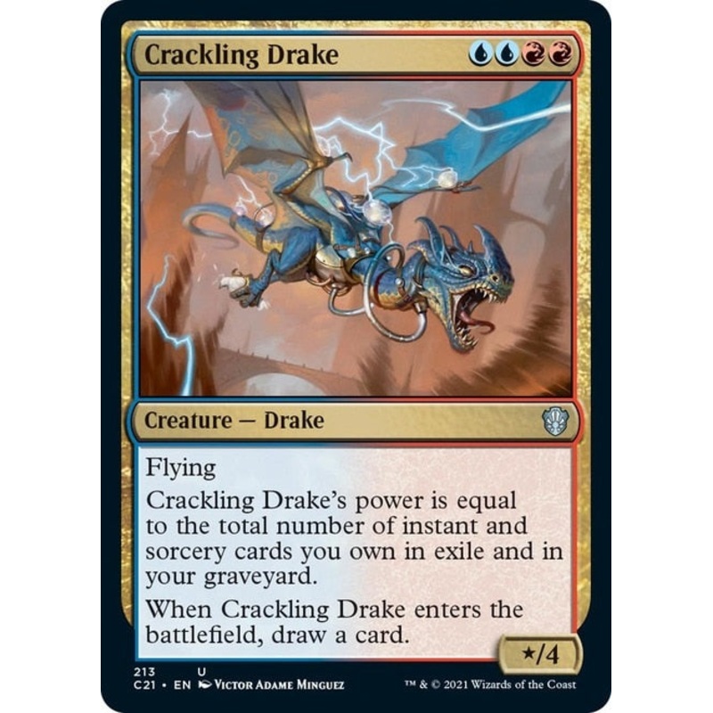 Crackling Drake [Commander 2021]