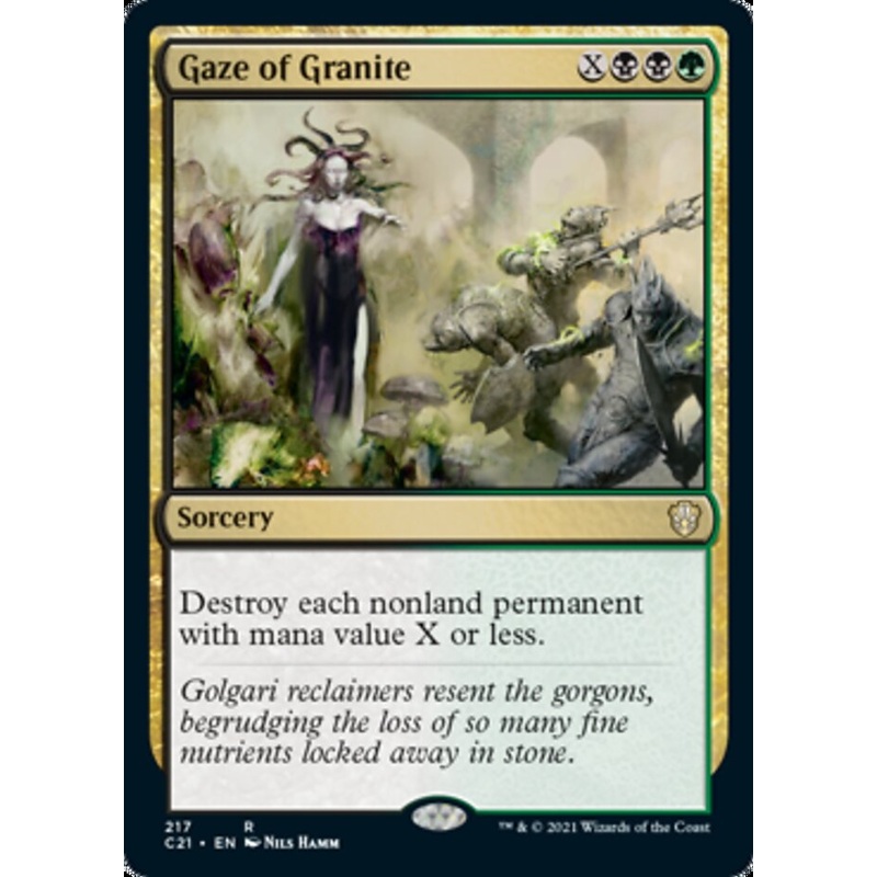 Gaze of Granite [Commander 2021]