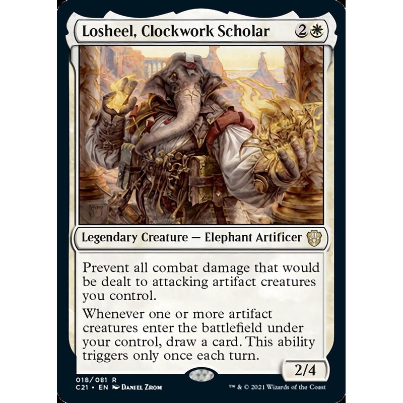 Losheel, Clockwork Scholar [Commander 2021]