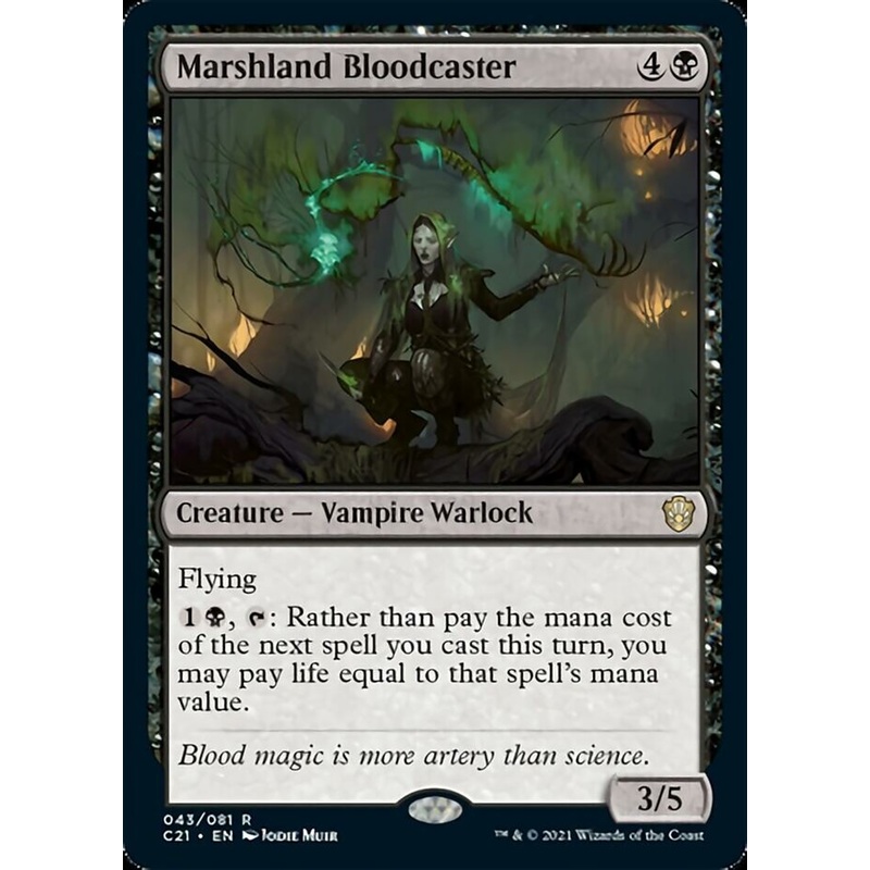 Marshland Bloodcaster [Commander 2021]