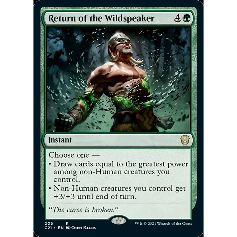 Return of the Wildspeaker [Commander 2021]
