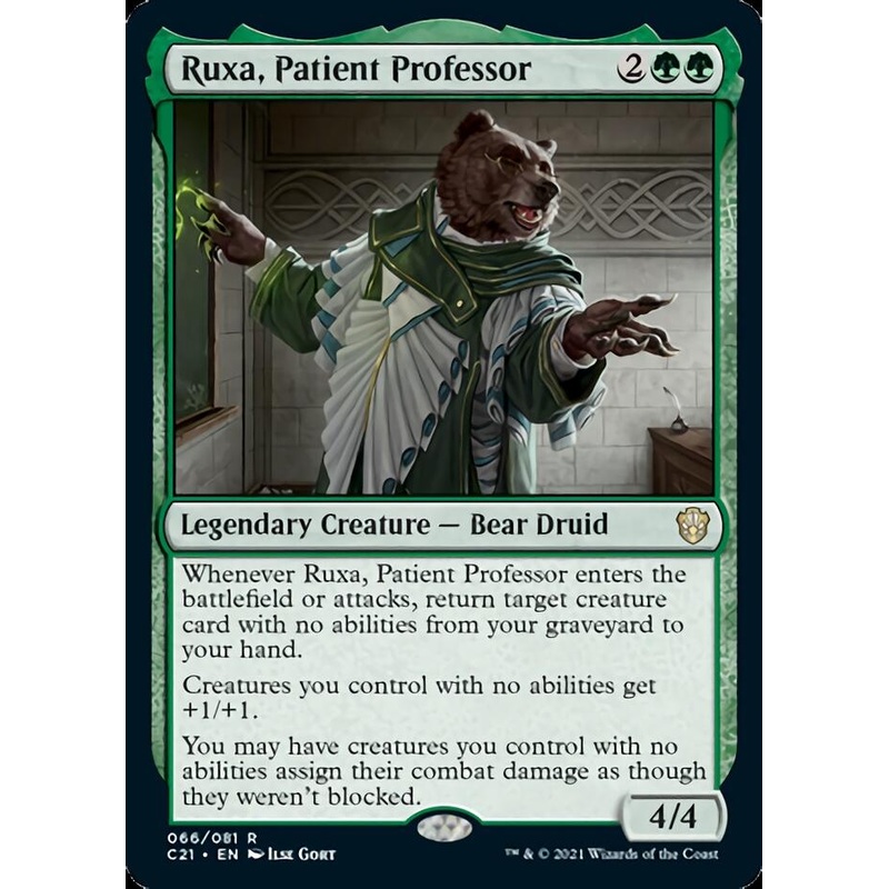 Ruxa, Patient Professor [Commander 2021]