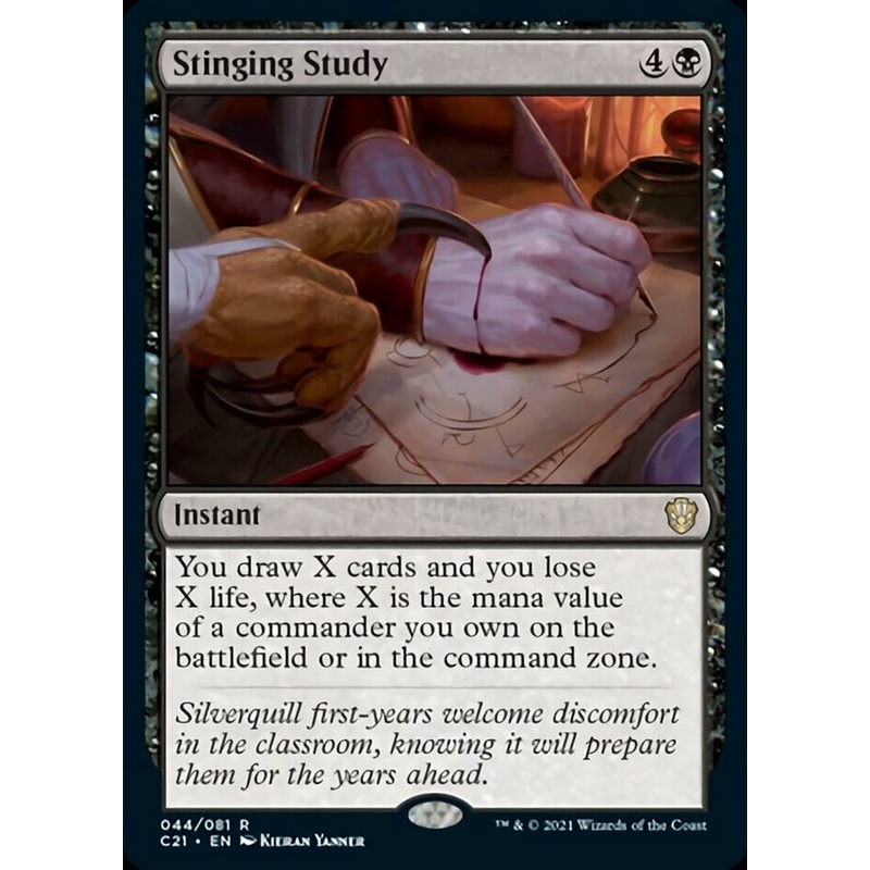 Stinging Study [Commander 2021]